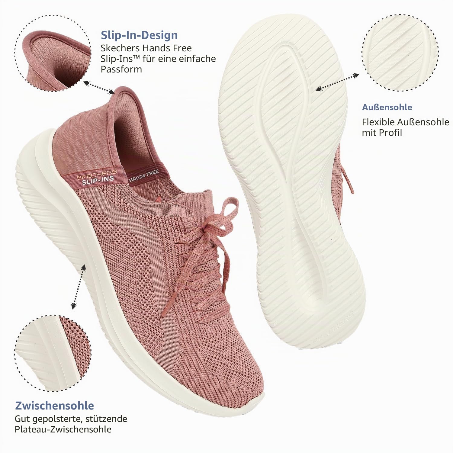 Skechers Damen 117027Sneaker
