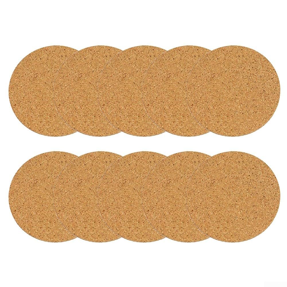 Soucoupes en liège pour plantes avec support lot de 10 dessous de pot de 30 cm