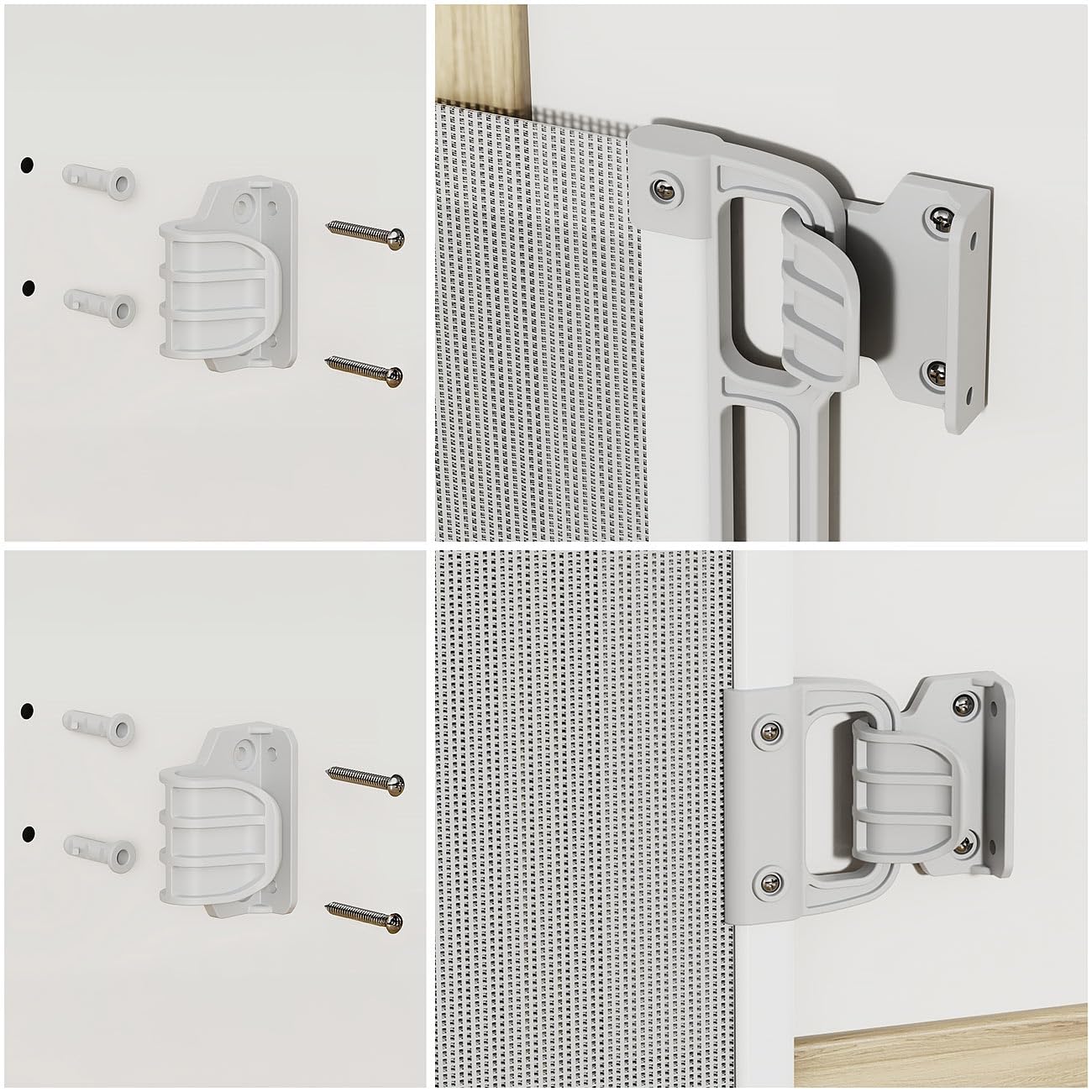 Carlo Milano Baby Gates: Ausziehbares Treppenschutzgitter, 13-500 cm, 85 cm hoch, grau (Türschutzgitter ausziehbar, Absperrungen, Hund)