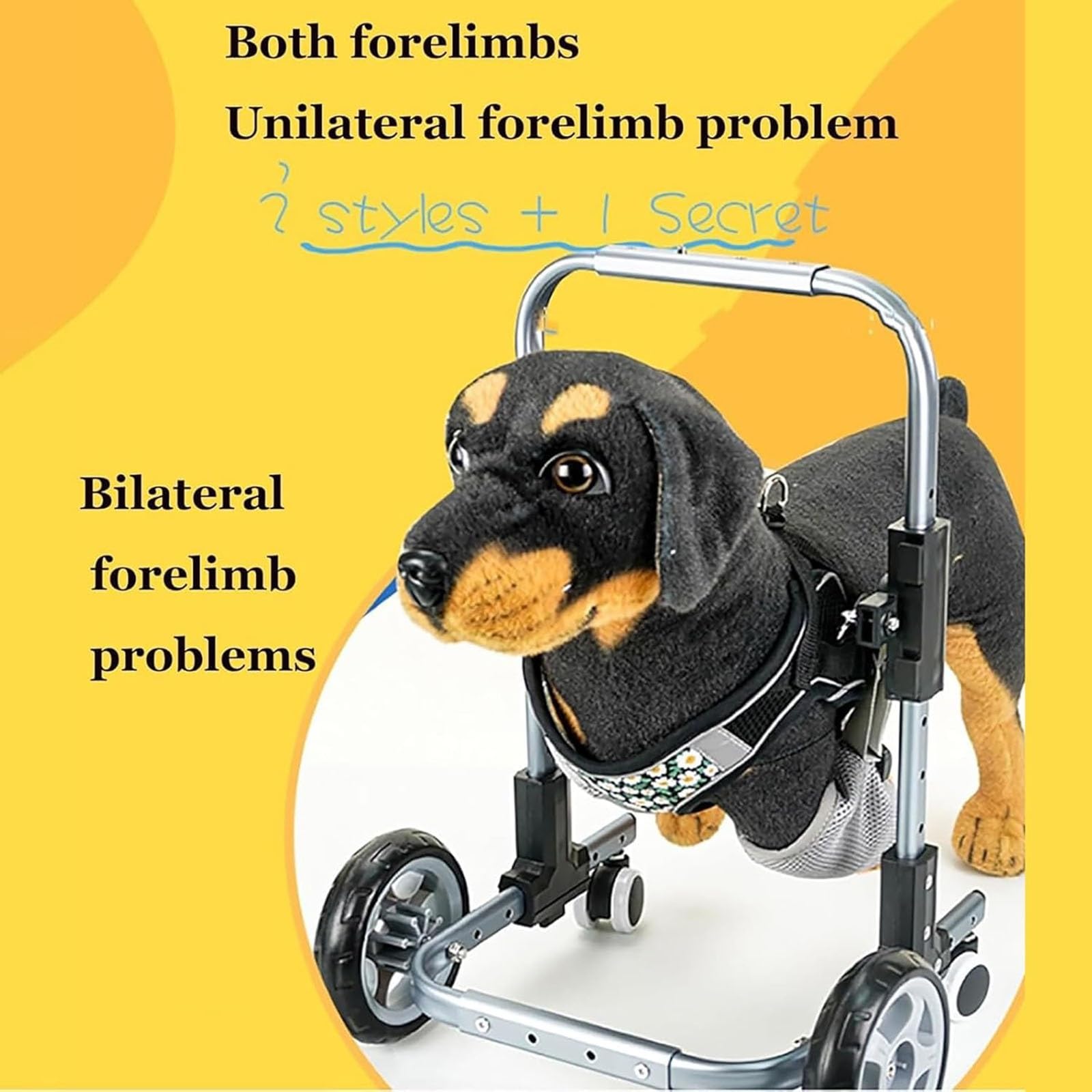 ☆*:.。. K&T.。.:*☆■小型犬用4輪車椅子+オプション ☆*:.。. K&T.。.:*☆様専用□小型犬用4輪車椅子+オプション