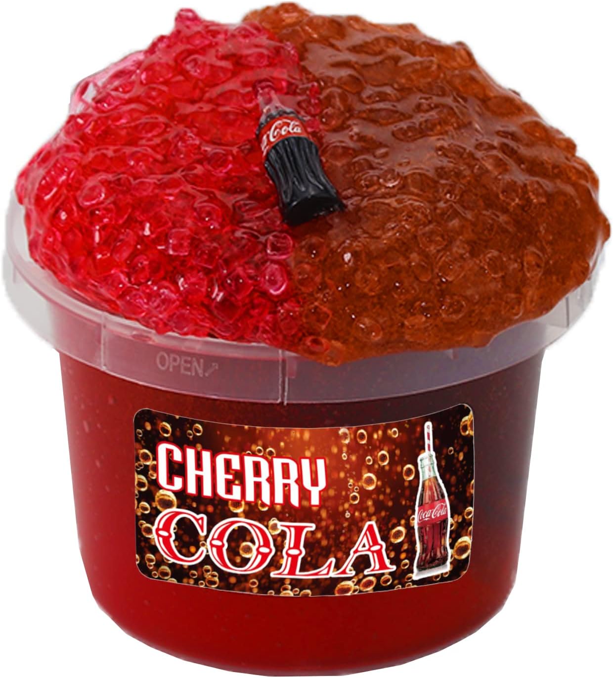 Crunchy Fishbowl Bead Slime, Sugar Blitz for Girls Boys, Crunchy DIY Slime kit，Super Soft and Non-Sticky，Best for Girl and Boys Birthday Gifts， Party Favors, Christmas Stocking Stuffers.