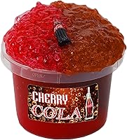 Vista 6 de Encantador limo azul crujiente con cuentas de pecera, súper suave y antiadherente, ideal para regalos de cumpleaños para niñas y niños, regalos