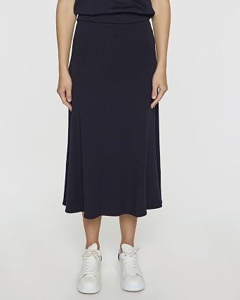 A-Line Skirt | Women's Flowy Midi Skirt | Soft Modal High Waisted Essential