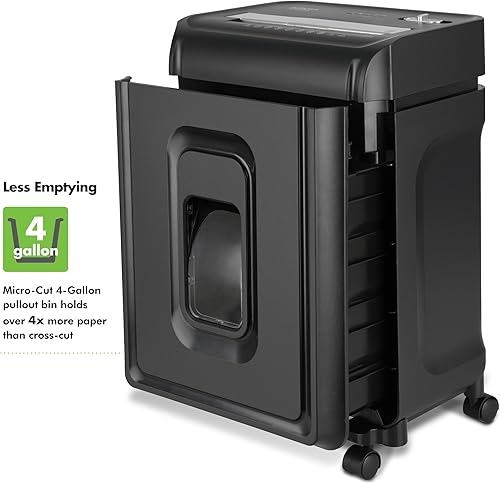 Miniatura 4 de Aurora AU830MA - Trituradora de tarjetas de crédito y papel microcortado de 8 hojas de alta seguridad, 20 minutosnivel de seguridad P-5