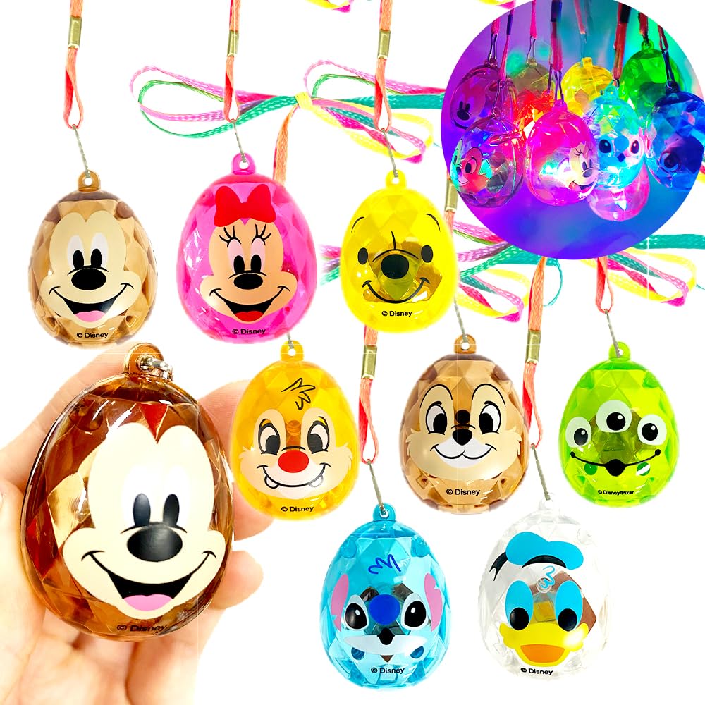 Amazon | 【縁日 景品 セット 光るおもちゃ】ディズニー 光る たまご型