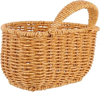IMIKEYA Woven Wall Basket Car Gift Iron