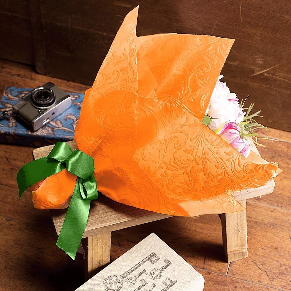 Heiko 8700716 Non-Woven Carving Roll, Orange, 29.5 x 32.8 ft (75 cm x 10 m)