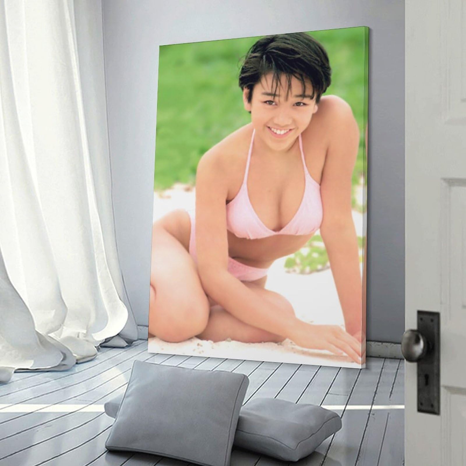 アイコラ　西田ひかる Amazon.co.jp: 西田ひかる下着セクシー写真ポスター壁飾り アートパネル キャンバス ポスター 壁アート 誕生日ギフト ホームアートワーク  すぐに掛けられます16x24inch(40x60cm)