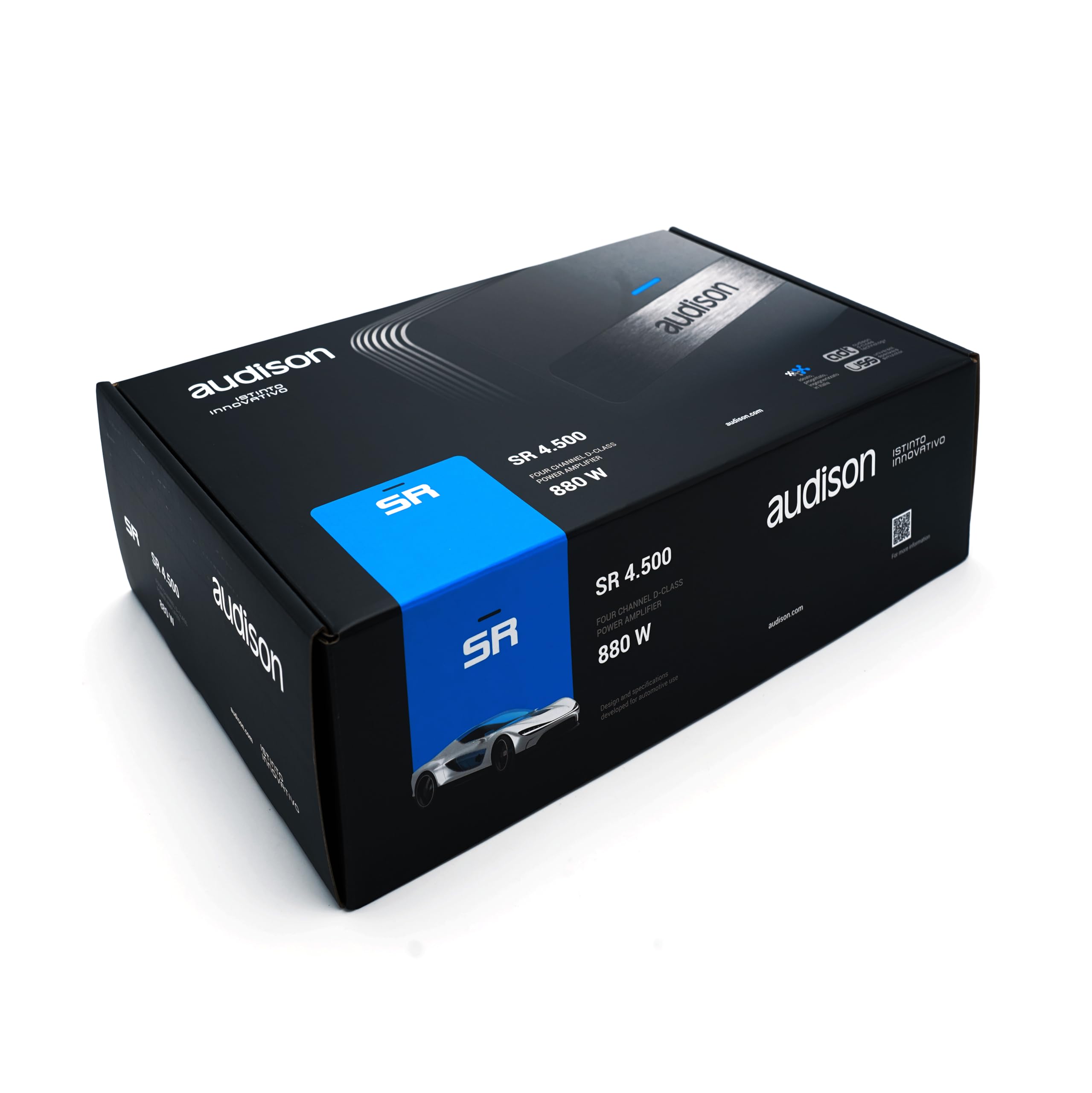 Amplif.4ch SR cl.D 4 x 130 W 4 ohm RMS