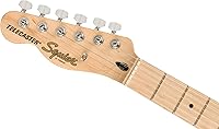 Vista 5 de Squier Affinity Series Telecaster - Guitarra eléctrica, con 2 años de garantía, rubio caramelo, diapasón de arce, zurdo