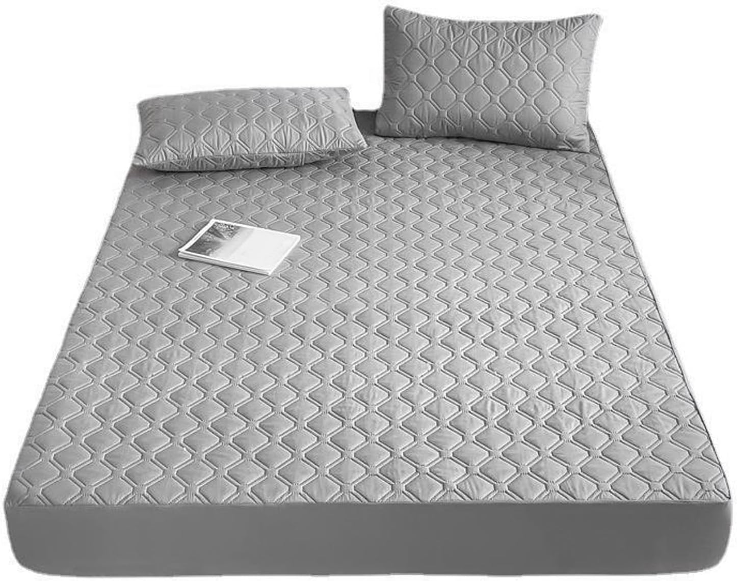 Mattress Protector, King Size Water Proof Bed Pad with Cotton Polyester Blend, Fitted Sheets for Hotel Use, Dust and Urine Safe Cover (180 * 200cm)