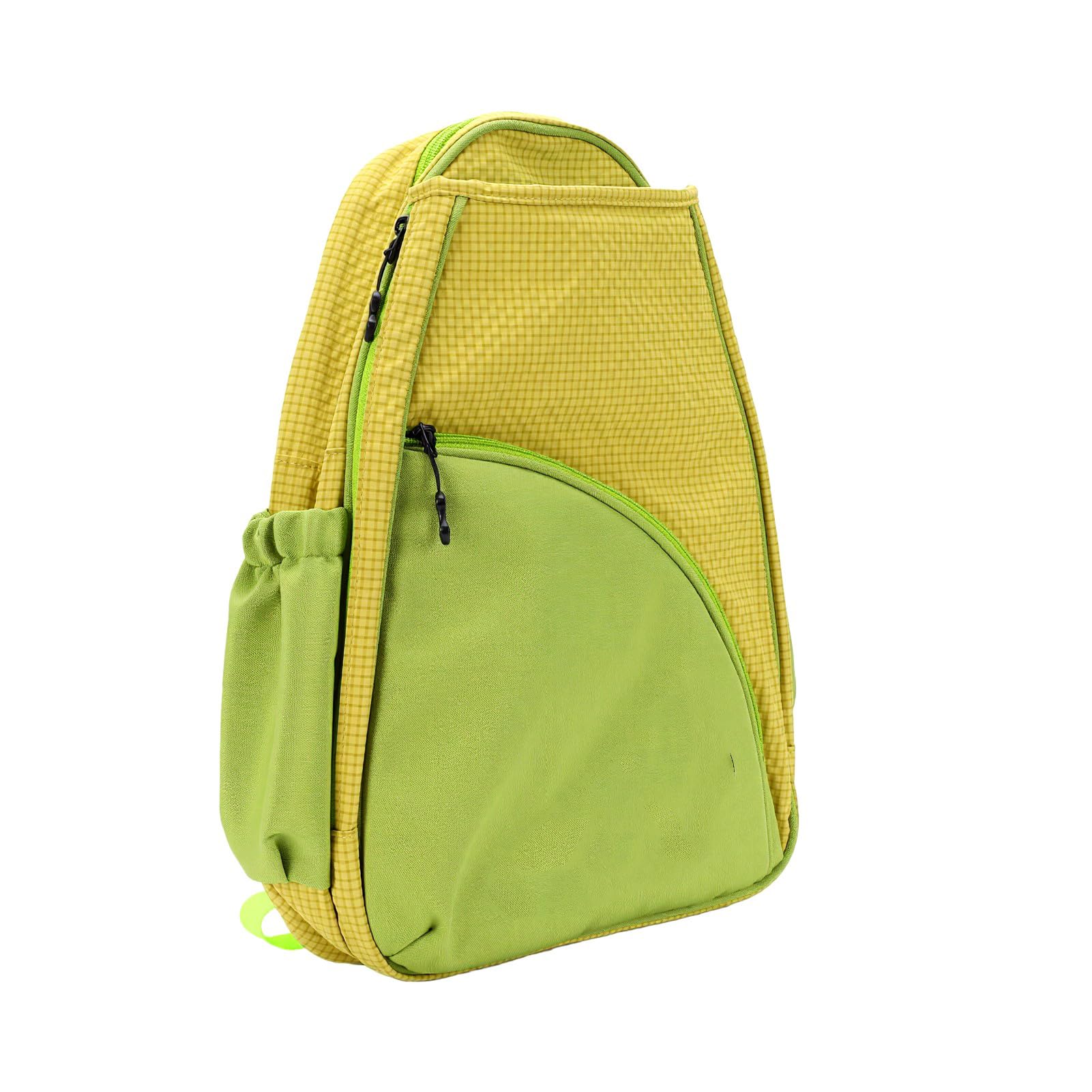 Karlak Zaino da Tennis per Bambini con Scomparto per Scarpe Resistente Tessuto Oxford 13 Litri Giovani Atleti Verde Limone