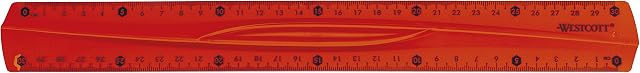 Westcott E-10222 00 30 cm Flexible Ruler - Assorted Colours