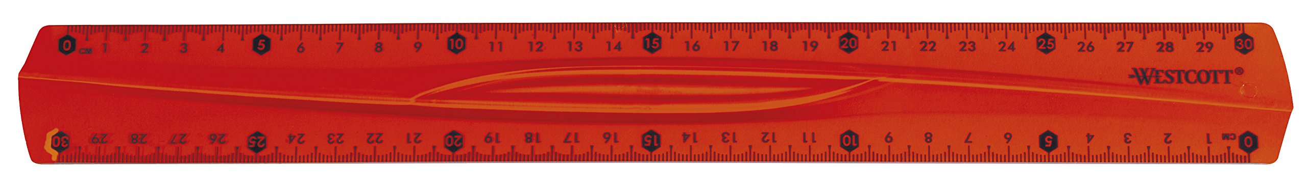 Westcott E-10222 00 30 cm Flexible Ruler - Assorted Colours