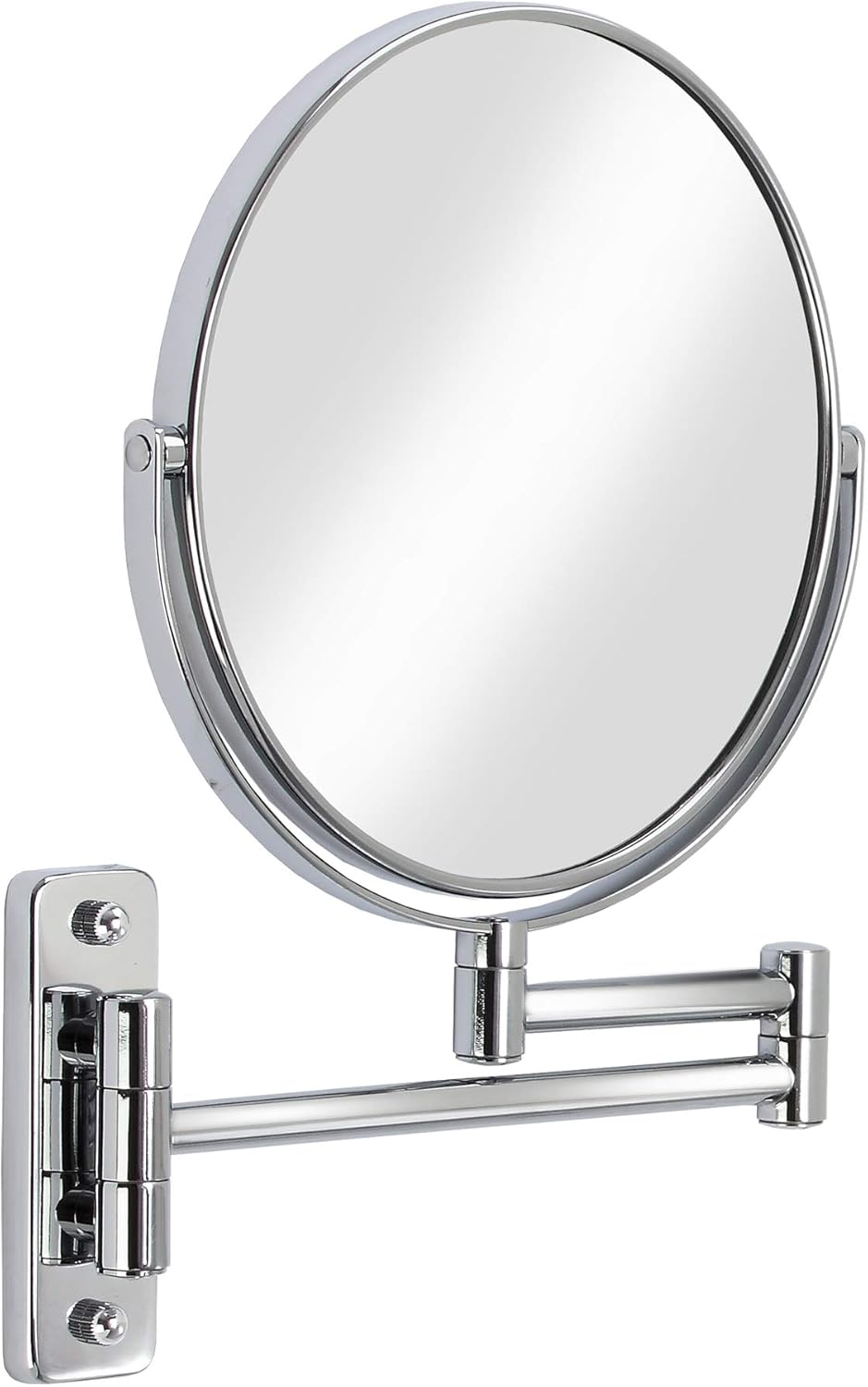 Better Living Products Cosmo Wall Mount Mirror with Folding Arm, Chrome : Home & Kitchen
