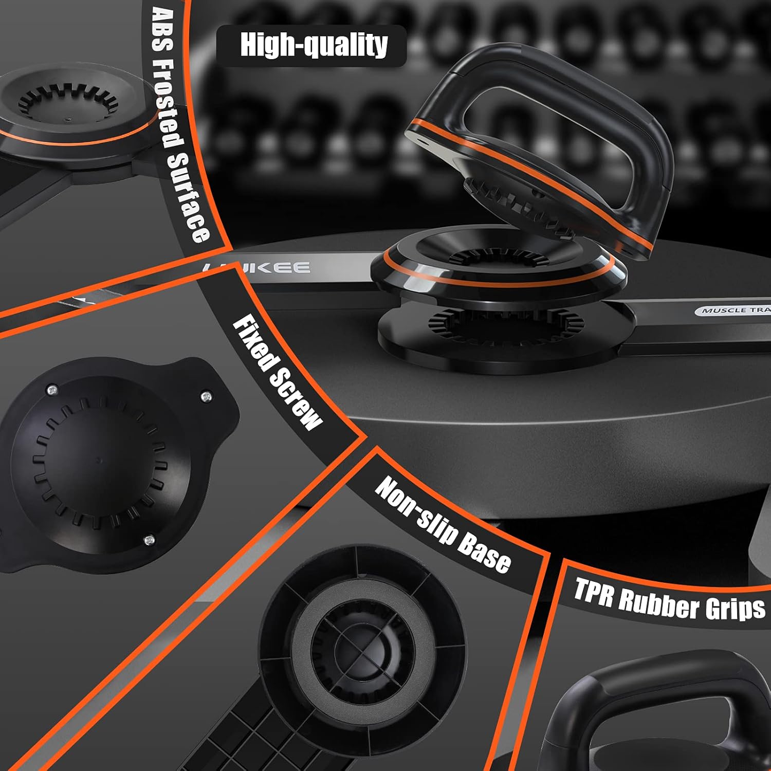 Push Up Bar Upgraded Push Up Board for Strength Training 10-in-1 Pushup Stand Elite System with 360° Adjustable Workout Handles for Home Gym