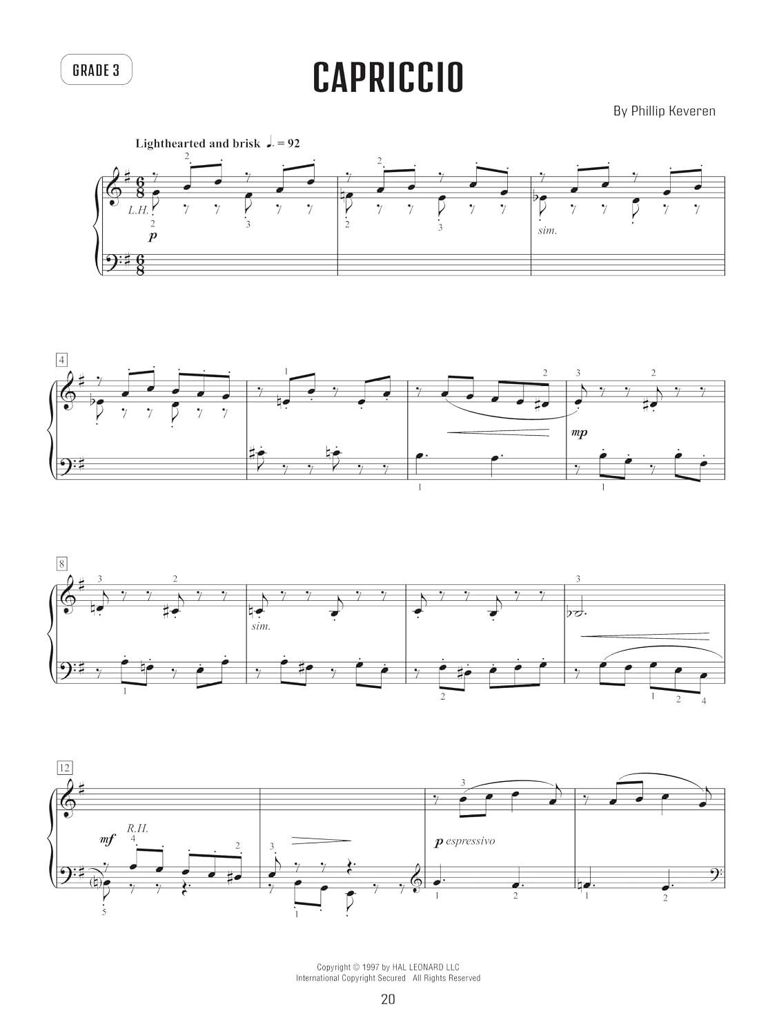 Phillip Keveren for Graded Piano: Grades 1-6: 24 Works for Solo Piano