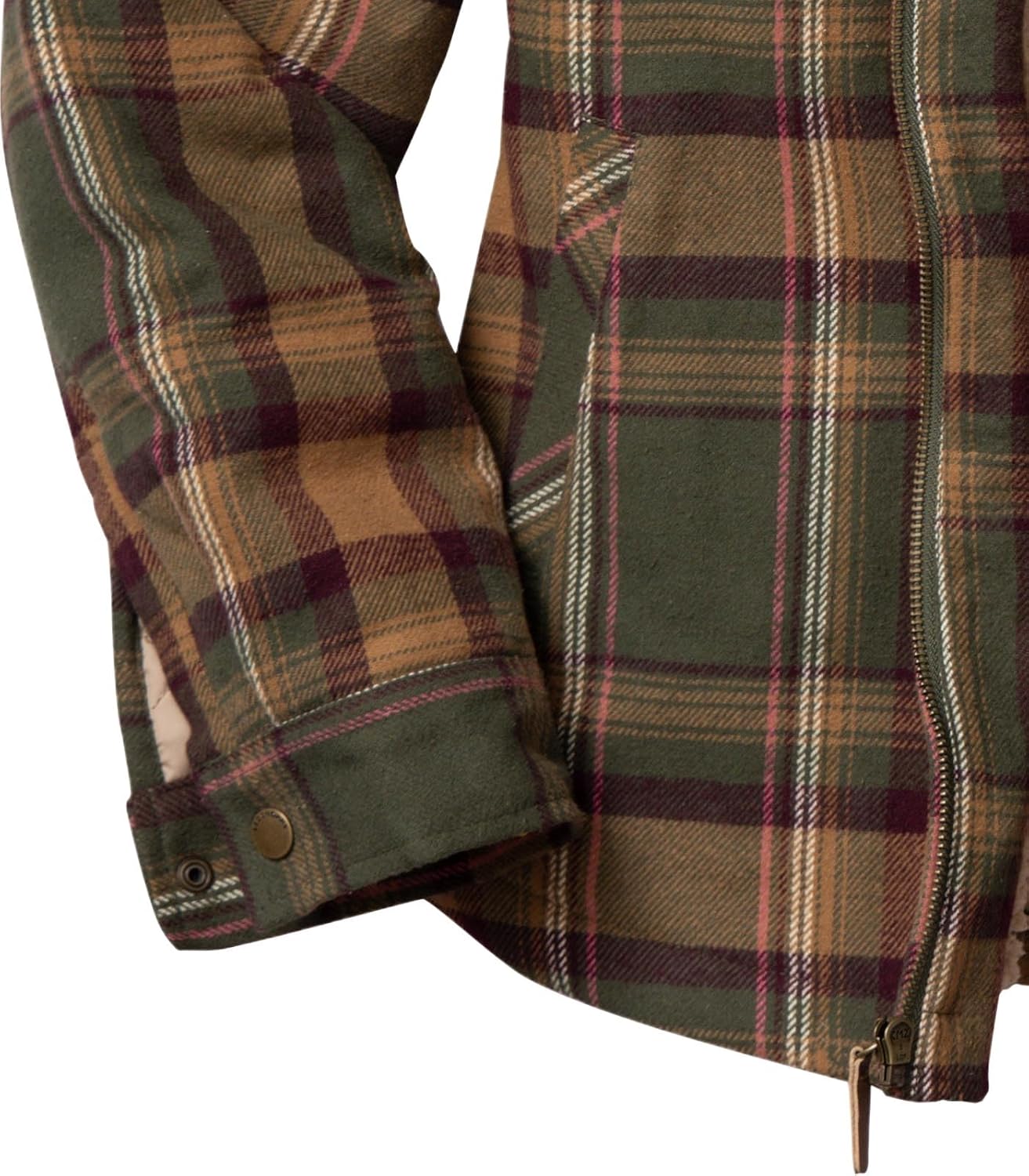 Legendary Whitetails Women's Hooded Shacket Berber Lined Shirt Jacket with Drawstring Hood - Image 6