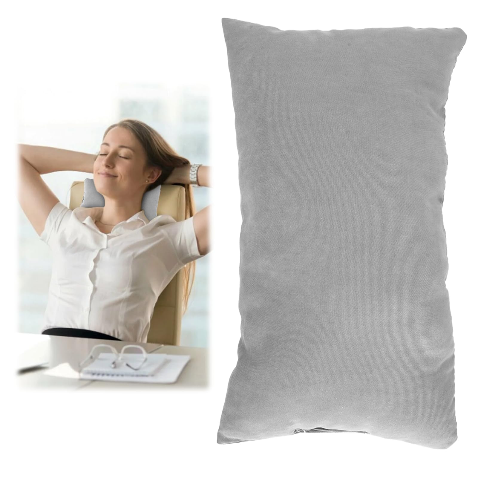 Mini Pillow for Travel, 28 x 17.8 cm Small Pillow for Neck Waist and Pets