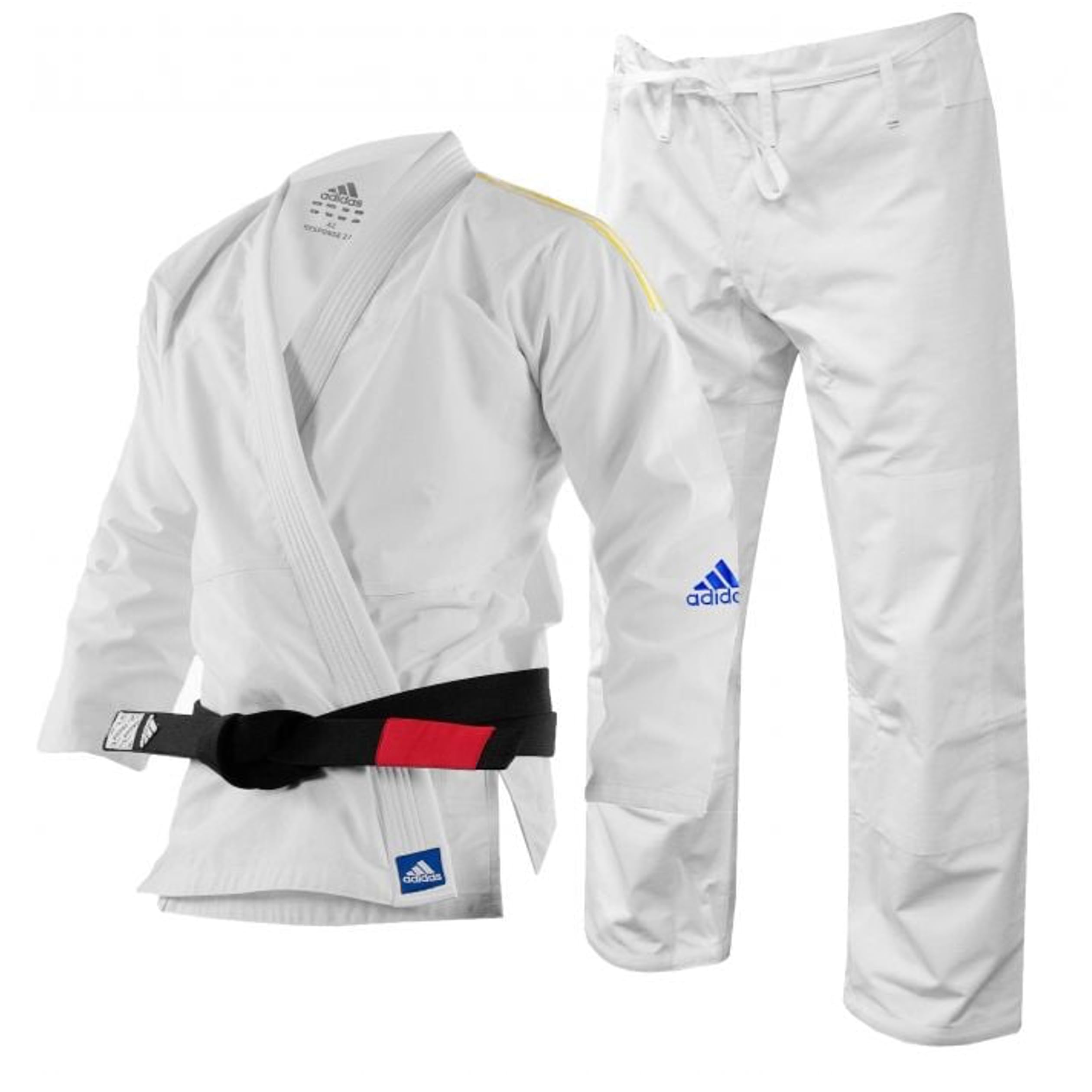 adidas | BJJ Response Uniform | Brazilian Jiu-Jitsu Gi for Men, Women & Kids | Rip-Stop Polycotton Fabric | Ultra-Light & Durable Pants & Pre-Shrunk Jacket | Belt not included, 265g/9oz