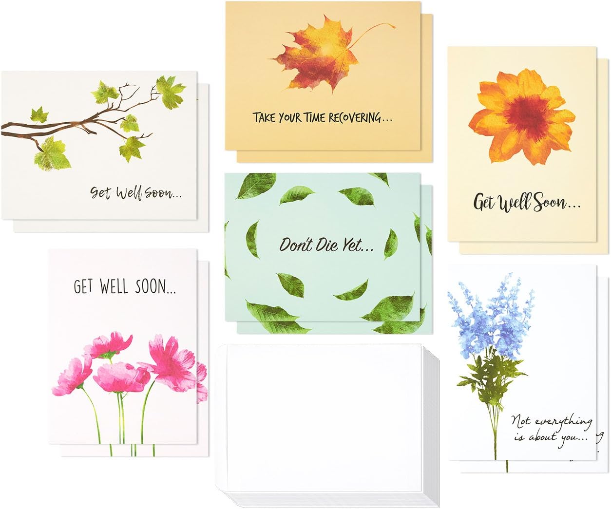 Sympathy Cards Box Set 12 Pack Jumbo Inappropriate Get