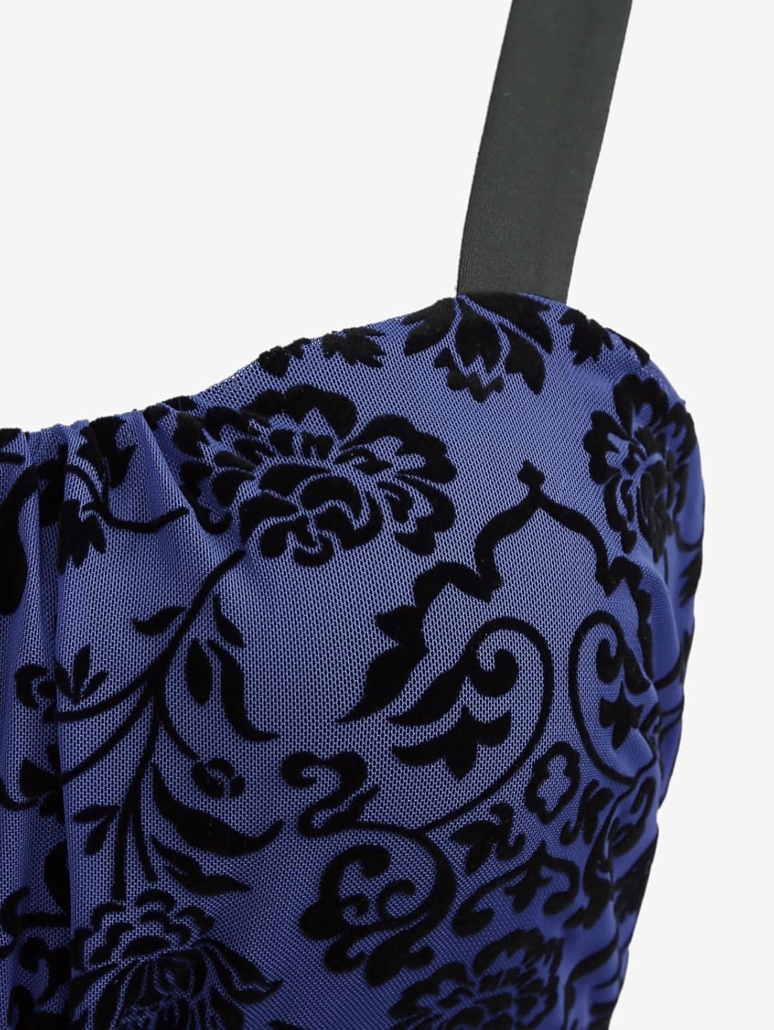 ROSE GAL Rosegal Women Plus Size Gothic Dress Layered Ruched Mesh Backless Dress - Image 3