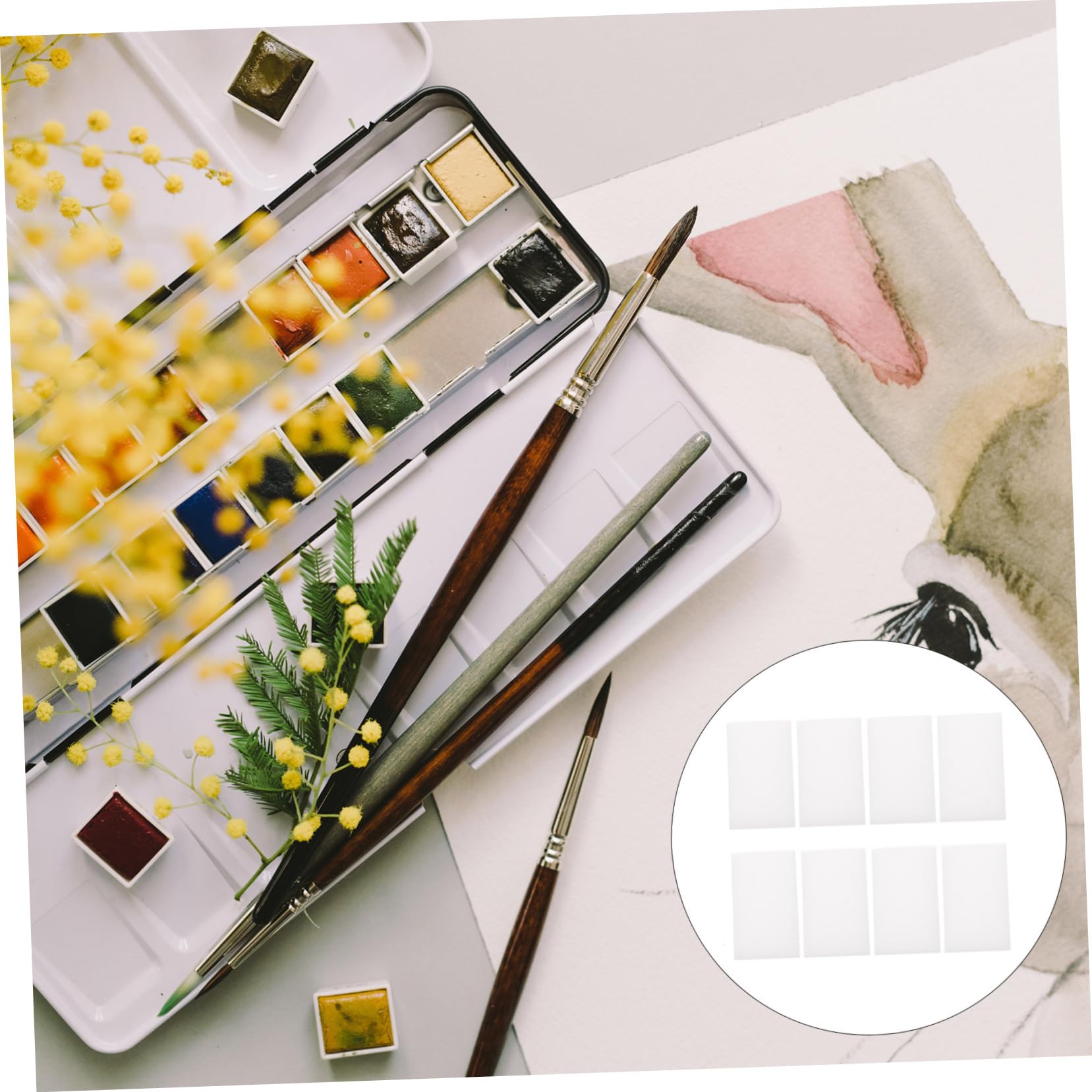 BELLIFFY 4sets DIY Felting Kit Felting Sponge Craft Tools for Boys and Girls Needle Jewelry Making 8pcs*4