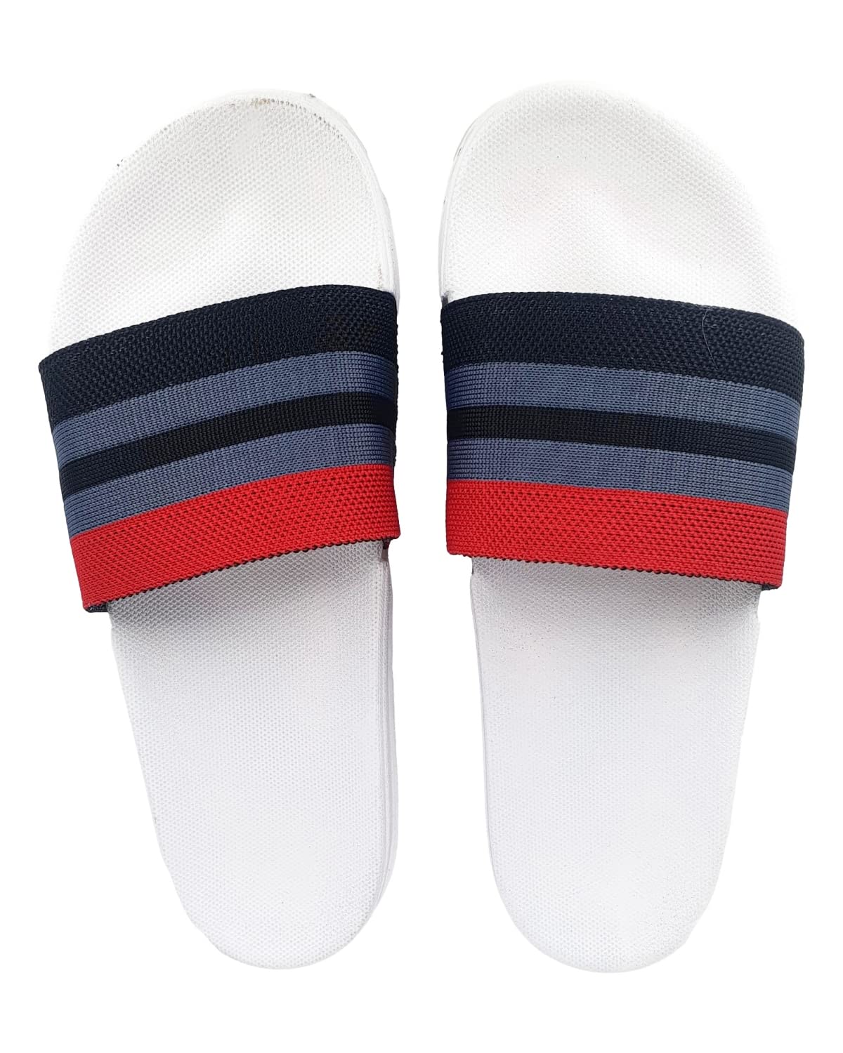 Pampy Angel Fly Knitt Stripes Mens Flip Flops Slides Back Open Household Comfortable Slippers White,9 (UK/India) (B09Q1G165Q) Amazon Price History, Amazon Price Tracker