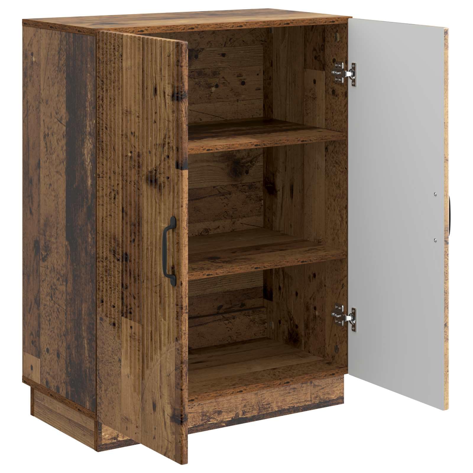 Hothingwell Drewniany bufet konstrukcyjny 66 cm z szufladami