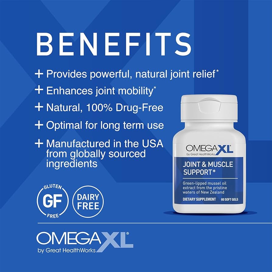 Amazon.com: OmegaXL Joint Support Supplement, for Relief