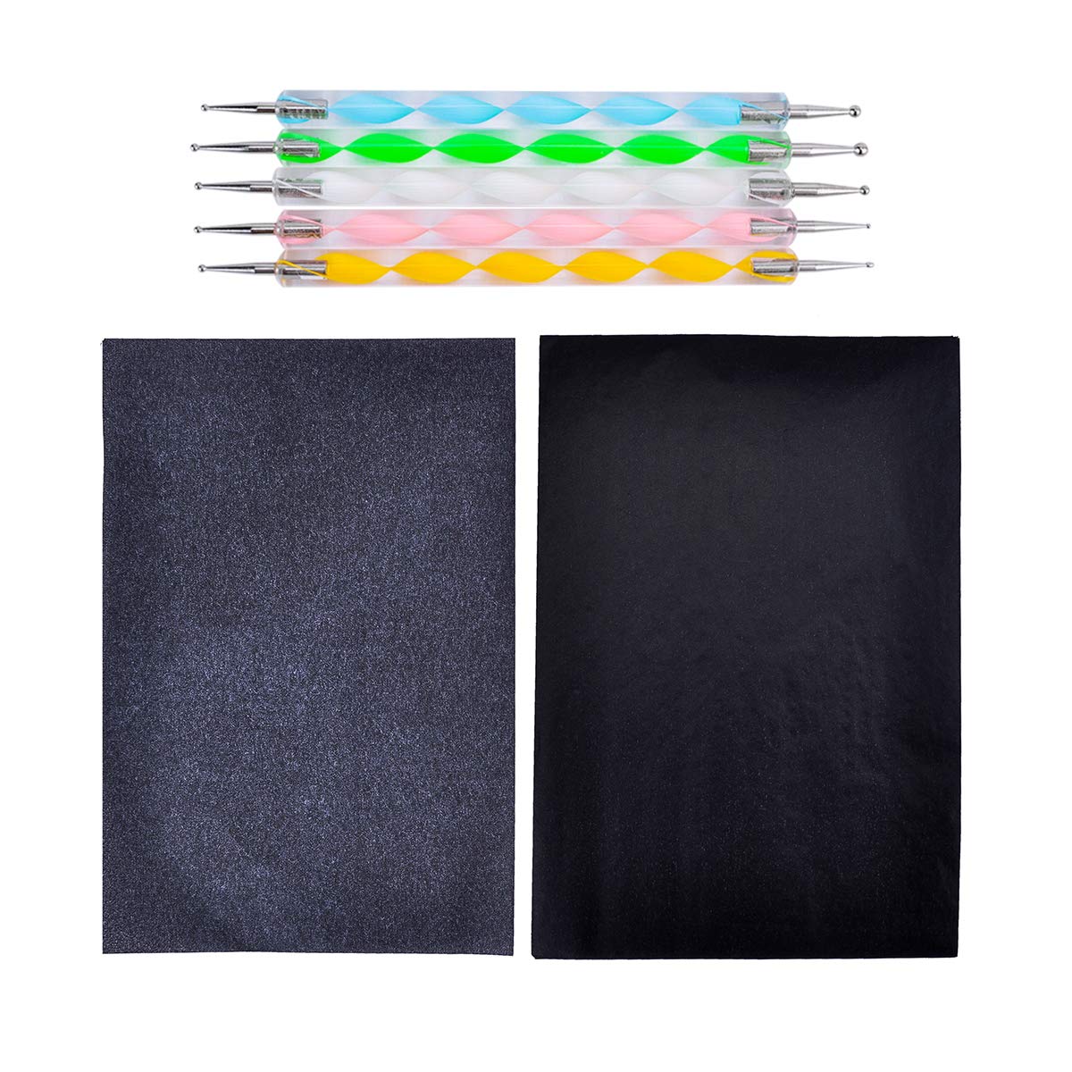 TUPARKA 150 Sheets Carbon Paper And Tracing Paper With 5 Pieces Embossing Pens - View #12