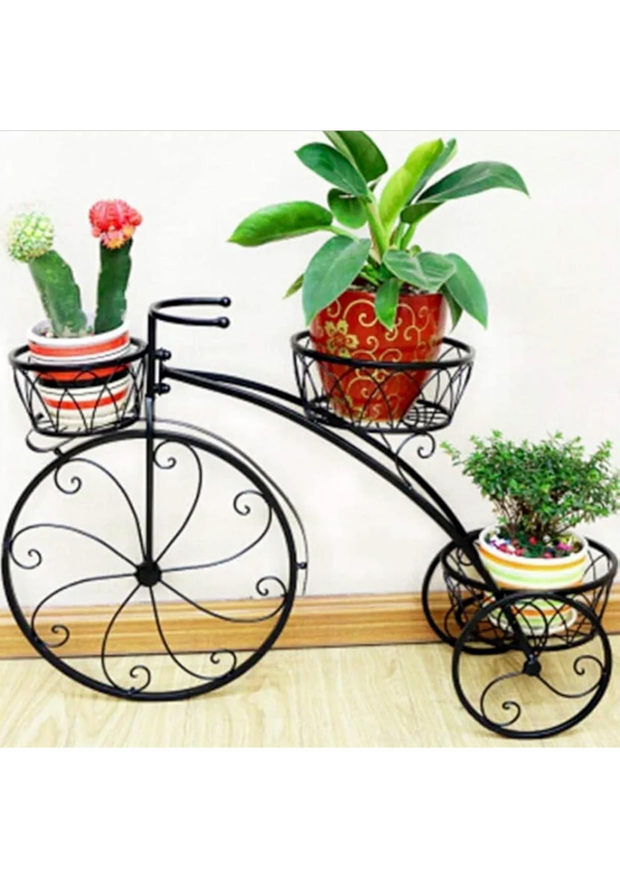 CHROMIX® Golden Tricycle Plant Stand Pot for Flower | Indoor, Outdoor,Resturant,Office Display Stant Bicycle Rack for Home Balcony, Garden, Living Room,office,Resturant (Gold) (B0CXDJKP14) Amazon Price History, Amazon Price Tracker