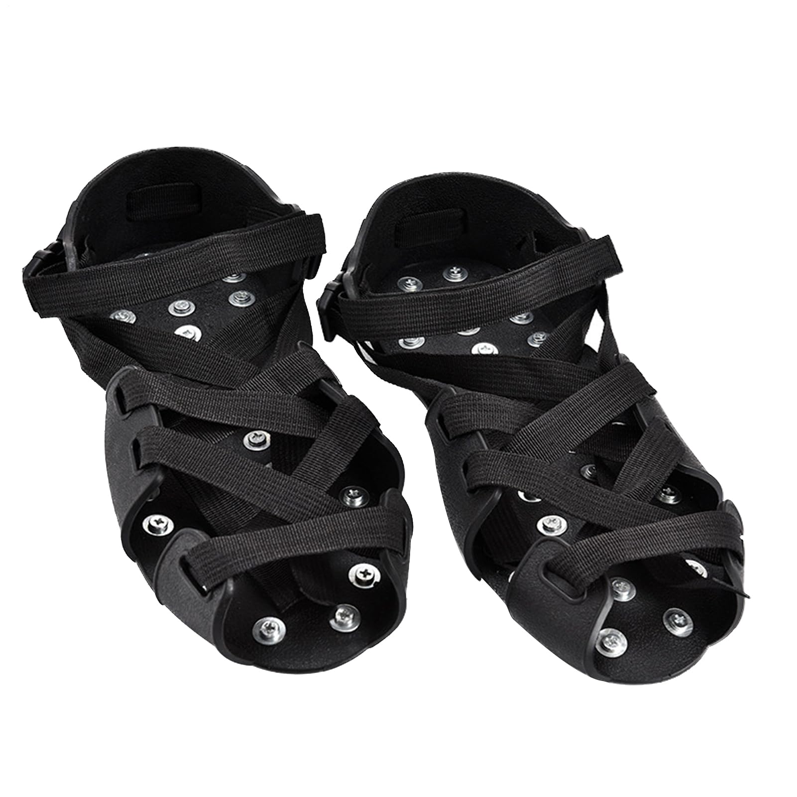 Crampons De Traction Marche 32 Pointes Antidérapantes Hommes Femmes Jeunes