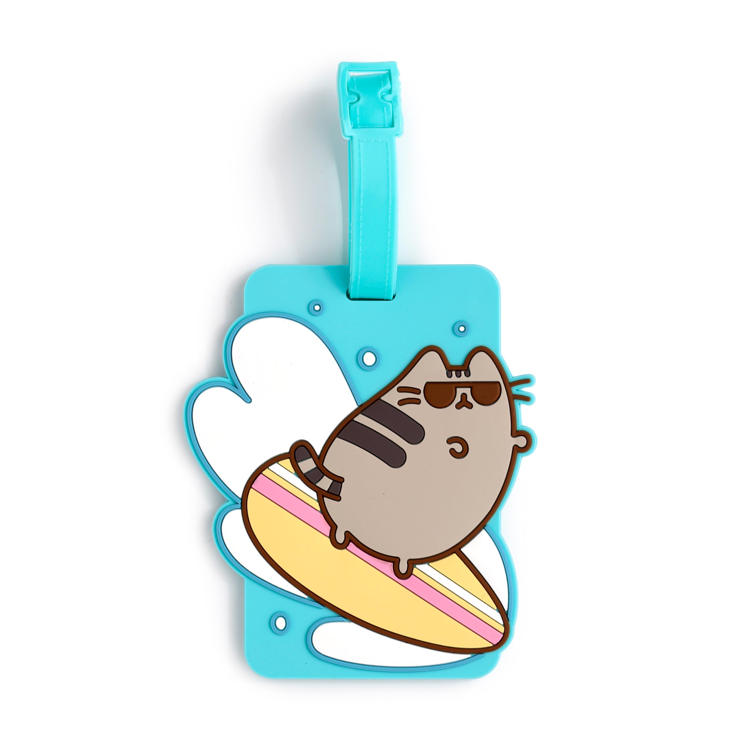 Puckator Pusheen The Cat Letnia surferka PVC etykieta do bagażu