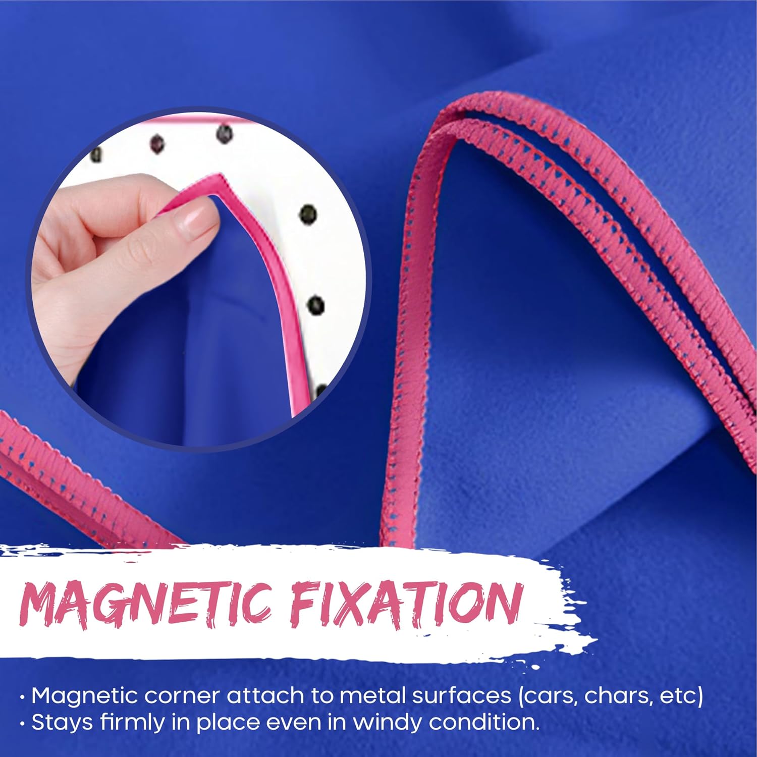 Oversized Magnetic Bath Towel Extra Large Shammy Towel for Swimmers, Quick Dry Towels for Swimmers, Bath Towel, Camping Towels Fast Drying Lightweight, Gym Shower Essential - Image 2