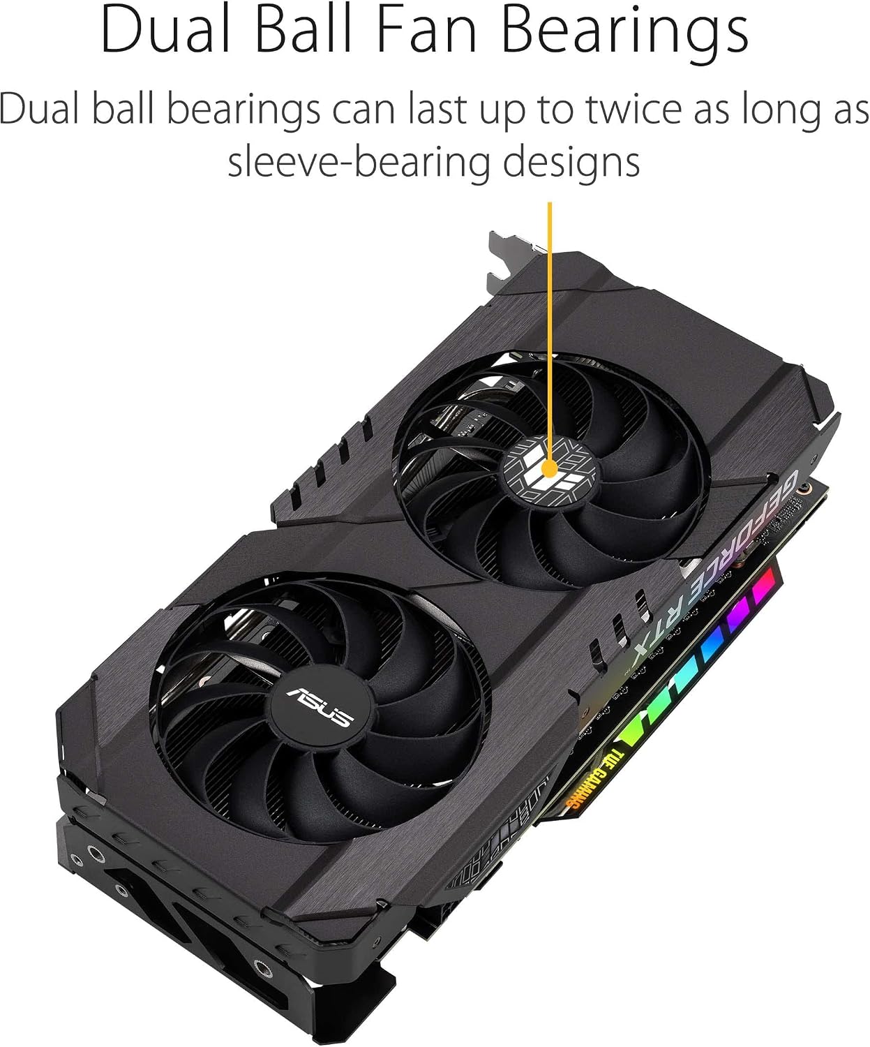 TUF Gaming GeForce RTX 3050 OC Edition Scheda Grafica - Scheda video - Immagine 3