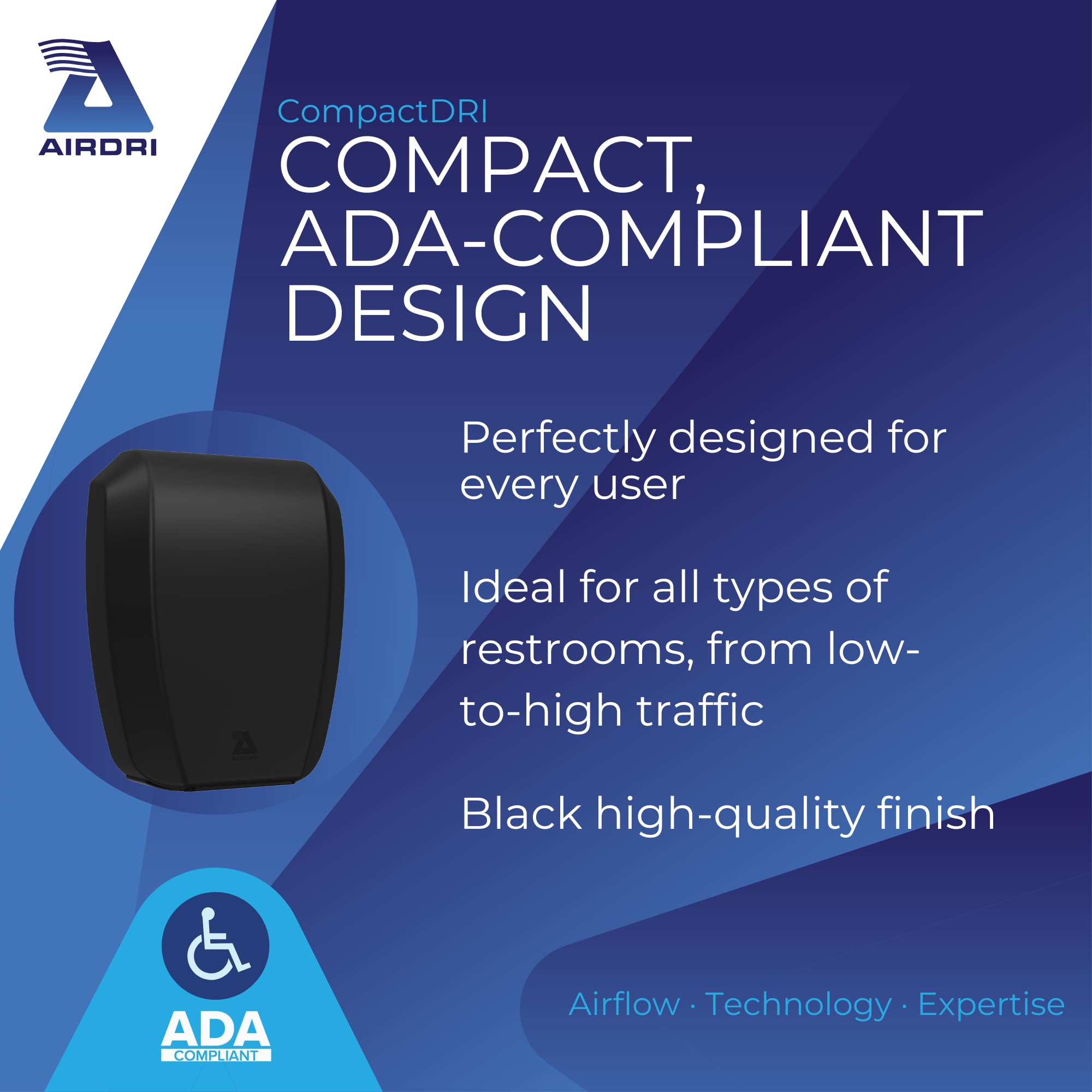 Amazon.com: Airdri CompactDRI Automatic Hand Dryer - 1.0kW Low