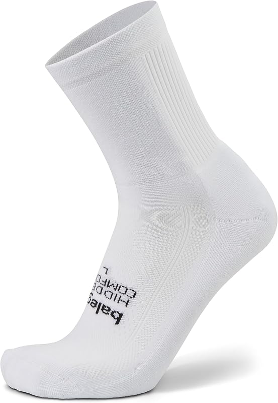 Hidden Comfort Mini Crew Performance Athletic Running Socks for Men and Women