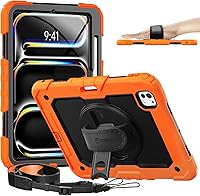 Vista 10 de Timecity - Funda protectora para iPad Pro de 12.9 pulgadas, 6ª/ 5ª/ 4ª/ 3ª generación, con fuerte protección, protector de pantalla, correa