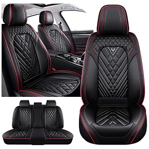 Car Seat Covers for Nissan Titan 2004-2025 Waterproof Nappa Leather Car Seat Protector Comfortable and Anti-Slip Car Seat