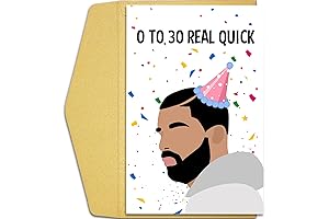 Drake 30th Birthday Card: A Hilarious Card to Celebrate the Not-So-Young Adulthood
