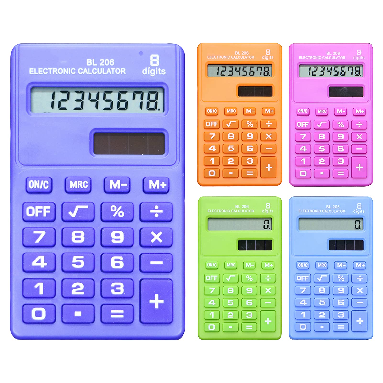 Vente De Saison Scolaire! Cameland Calculatrices Standard Mini Calculatrice De Bureau Numérique Avec Écran Lcd 8 Chiffres. Calculatrice Intelligente Taille De Poche Pour Maison École Pour Enfants