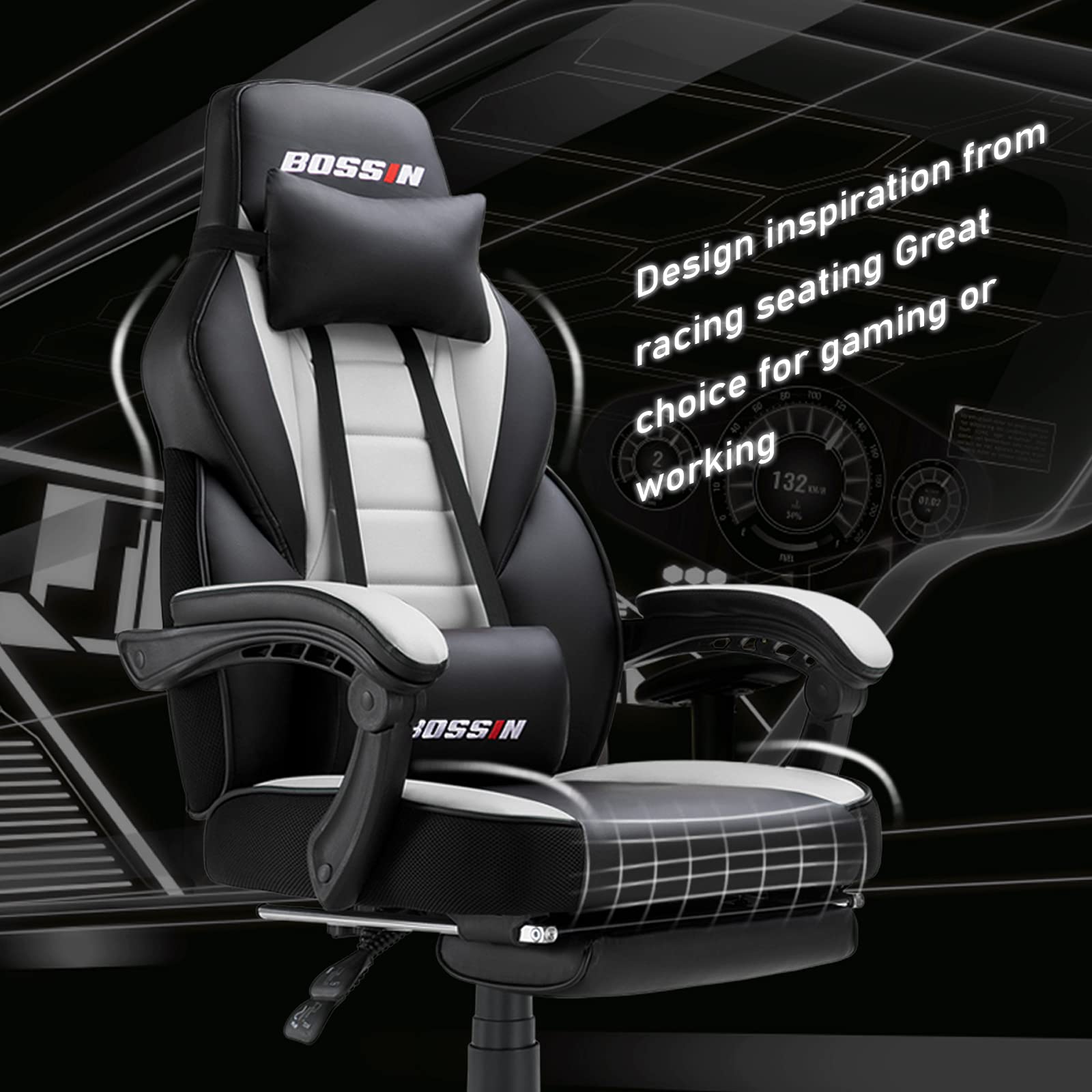 Buy LEMBERI Gaming Chairs for Adults,Ergonomic Video Game Chairs with