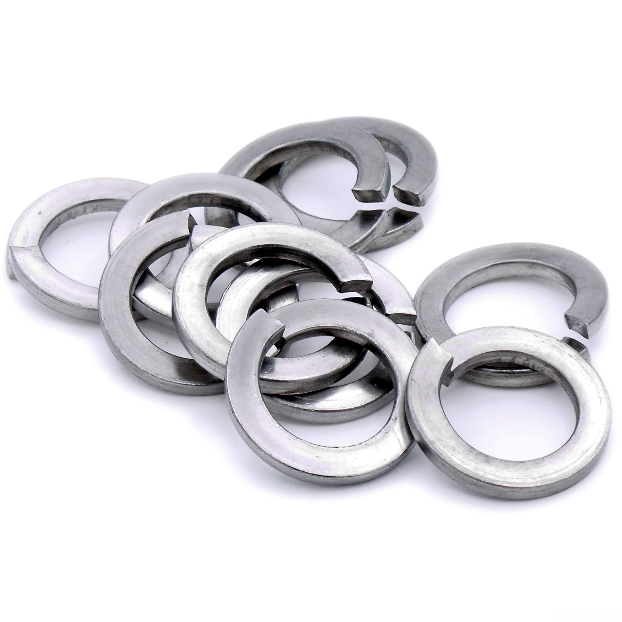 Singularity Supplies M12 (12Mm) Rectangular Spring Split Lock Washer - Stainless Steel (A2) (Pack Of 20)