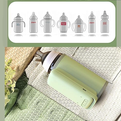 Miniatura 4 de Calentadores de biberones portátiles Calentador de biberones recargable por USB, calentador de biberones para viajes con pantalla digital, batería