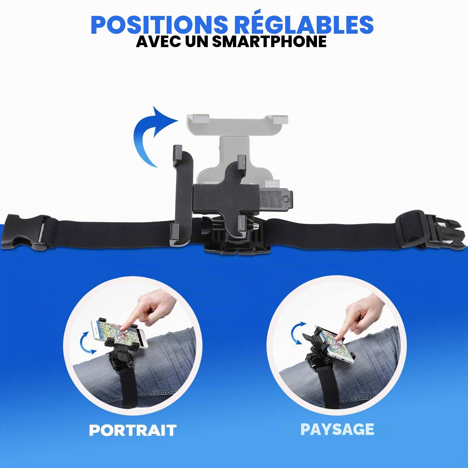 Dream Pilot Planchette de vol pour Pilotes - Support de téléphone Portable Compatible avec Tous Les Smartphones, Mini tablettes et iPad Mini