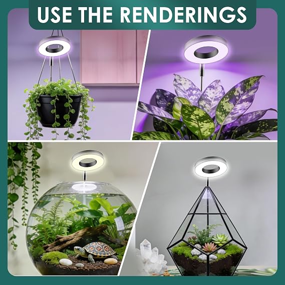 Grow Lights for Indoor Plants for Seedlings, Herbs, Succulents, Terrarium [Energy Class A]