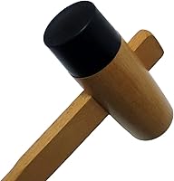 Vista 2 de Mazo de martillo japonés de madera y goma de SUN UP Carpintero Kiduchi Herramienta 1.772 in GW-45