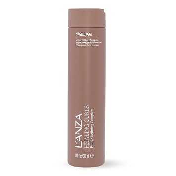 LANZA Healing Curls Butter Shampoo - Curly Hair Shampoo for a Creamy, Color-Safe Cleanse and Refreshed Curls - Paraben and Sulphate Free Shampoo 8 Fl Oz