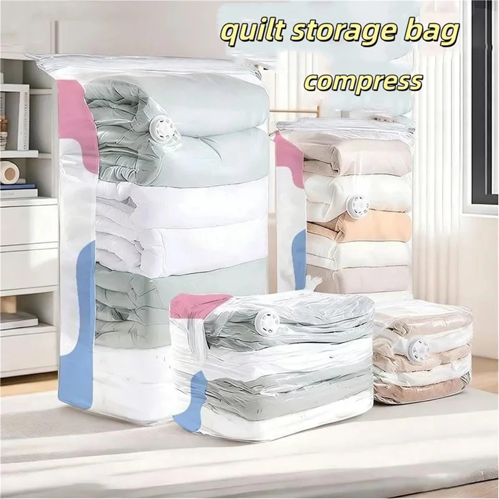 Bolsas Vacio Ropa Bolsas de almacenamiento al vacío estereoscópicas color